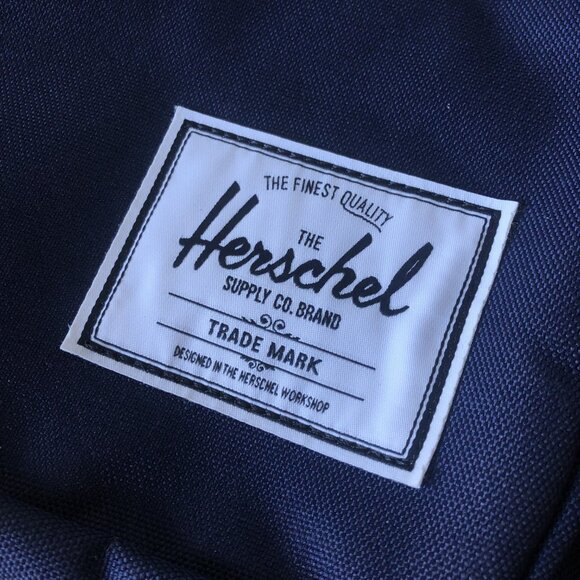NEW! Herschel Supply Co. Pop Quiz Backpack 25L - Navy/Tan - Picture 3 of 6